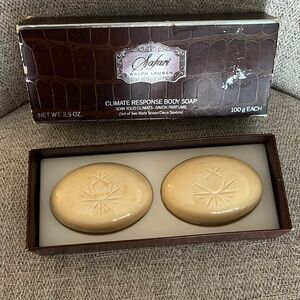 Safari Ralph Lauren Vintage 1989 Climate Response Body Soap 2 bars original wrap